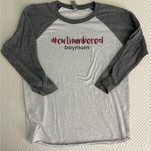 Boymom baseball tee